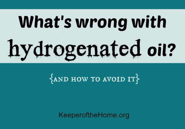 whats wrong with hydrogenated oil