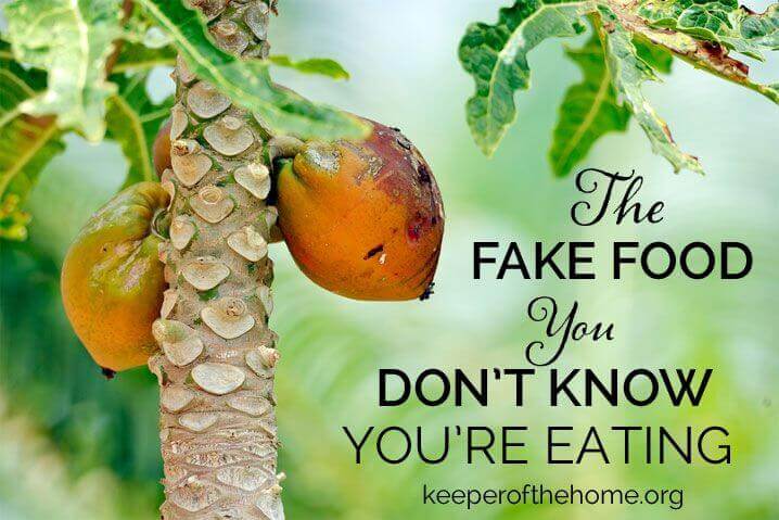 fake food papaya