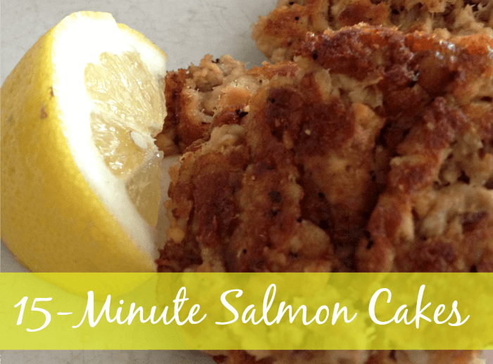 15 minute salmon cakes