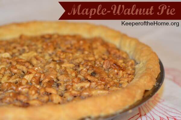 Maple-Walnut Pie