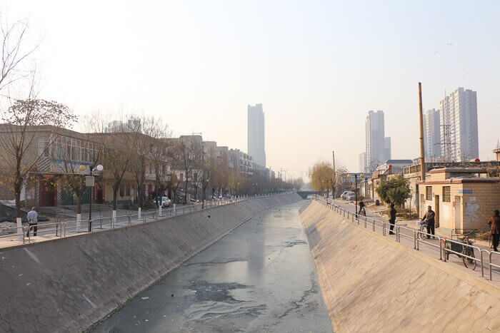 A haze over the city of Xingtai, where many factories were relocated in preparation for the Beijing Winter Olympics