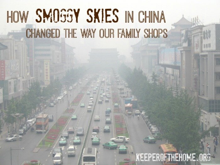 How Smoggy Skies in China Changed the Way Our Family Shops 1