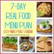 7-Day Real Food Menu Plan {20-Minute Meals Version} 1