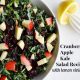 Cranberry Apple Kale Salad Recipe with Lemon Vinaigrette