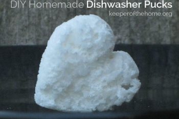 DIY Dishwasher Detergent Pucks