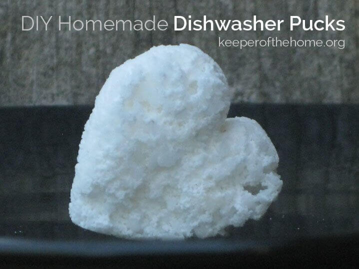 DIY Dishwasher Detergent Pucks