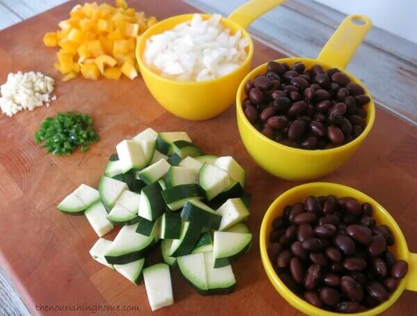 Enchilada Mise en Place