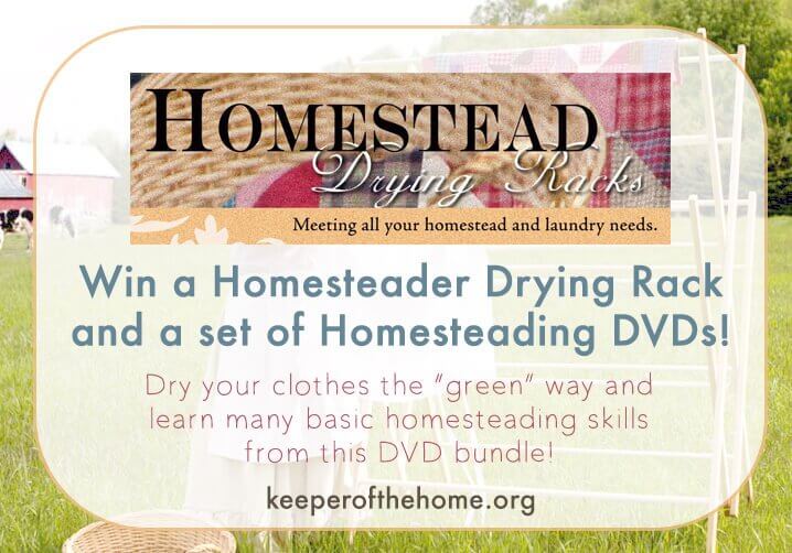 The All-Natural, Eco-Friendly Way to Dry Laundry (Homestead Drying Racks Review & Giveaway!)