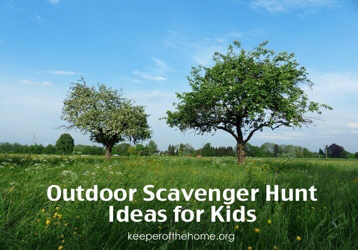 Outdoor Scavenger Hunt Ideas for Kids