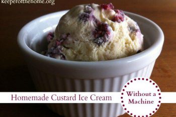 Homemade Custard Ice Cream {Without a Machine} 4