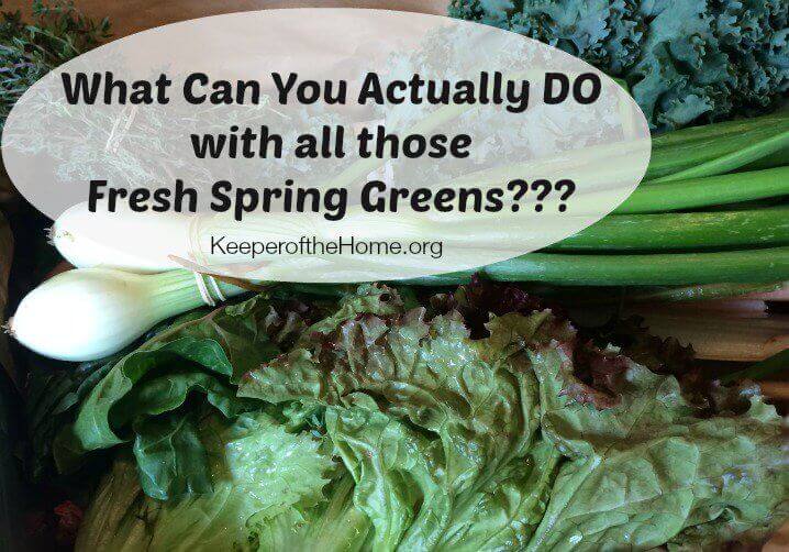 Spring greens are starting to appear in CSA boxes and farmer’s markets… but what do you do with all of these greens? Especially unfamiliar ones?