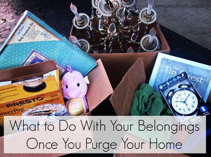 What to Do With Your Belongings Once You Purge Your Home 2