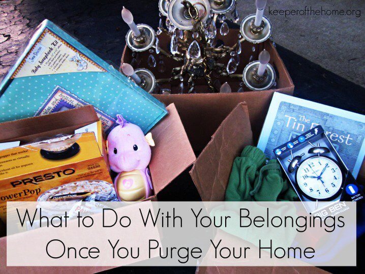 What to Do With Your Belongings Once You Purge Your Home 2