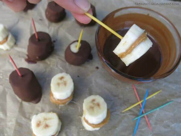 Frozen Banana Bites {Keeper of the Home}