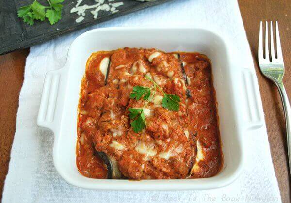 Eggplant Cannelloni {Grain Free Recipe}