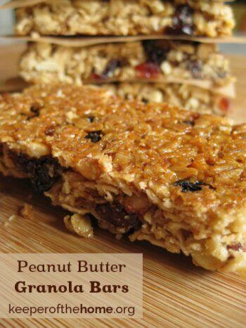 I love granola bars. I also happen to love peanut butter, so these peanut butter granola bars are based on the basic granola bar recipe found in my latest book, The DIY Pantry, with a simple peanut butter substitution.
