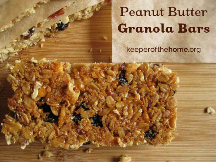 Perfect Peanut Butter Granola Bars