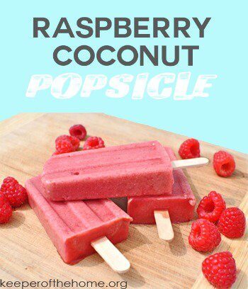 If you make smoothies, then you can make homemade popsicles. Just about any smoothie can be turned into a popsicle just by popping it into a mold! Today, I'm going to share with you our Raspberry Coconut Popsicle recipe.