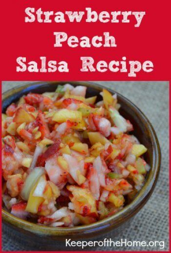 Made with fresh fruit, this Strawberry-Peach Salsa recipe makes good use of in-season produce and adds an unexpected sweetness to meals.