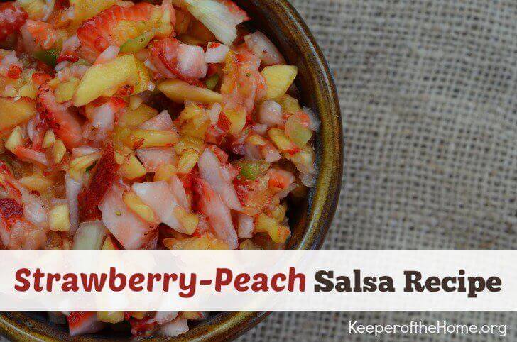 Made with fresh fruit, this Strawberry-Peach Salsa recipe makes good use of in-season produce and adds an unexpected sweetness to meals.