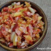 Strawberry-Peach Salsa Recipe