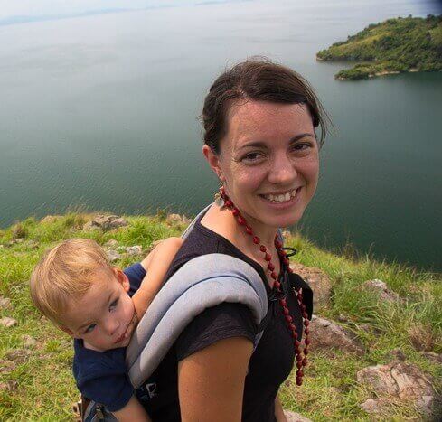 smaller steph with kepler on top of bat mountain