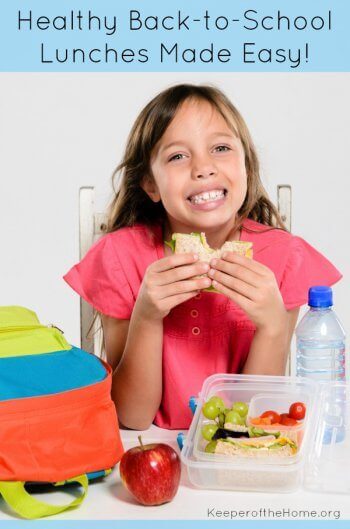 Healthy Back to School Lunches Made Easy {KeeperoftheHome.org}
