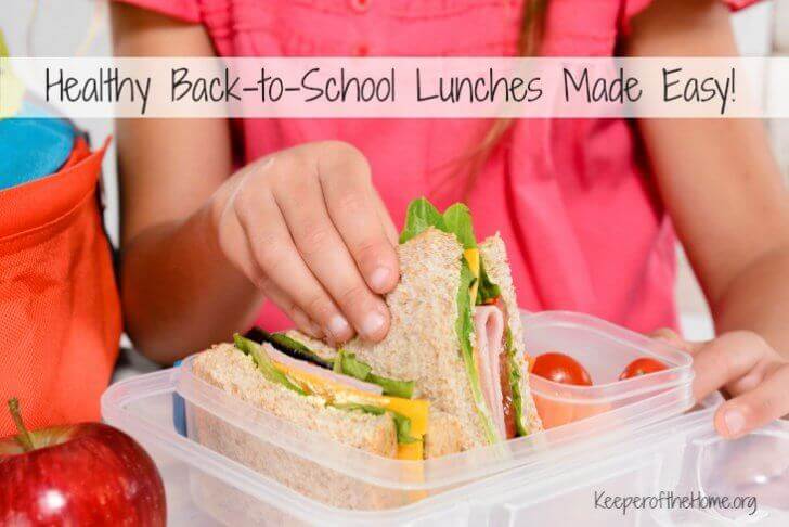Healthy Back to School Lunches Made Easy {KeeperoftheHome.org}