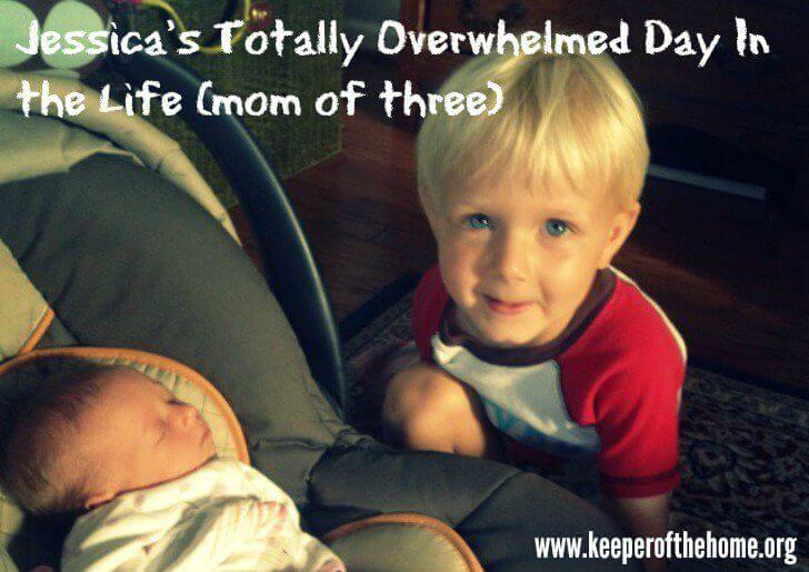 A Totally Overwhelmed Day In The Life: Jessica {KeeperoftheHome.org}