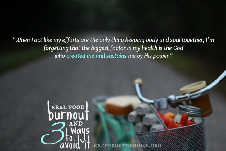 Breaking Free from Real Food Burnout