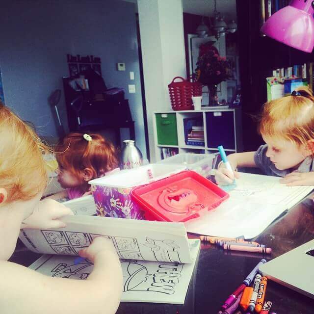A Day in the Life: Erin {work-at-home, part-time homeschooling mom of 3 girls}