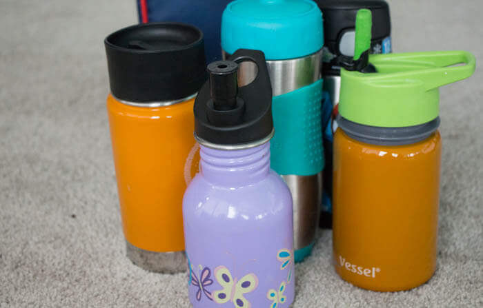 water bottles