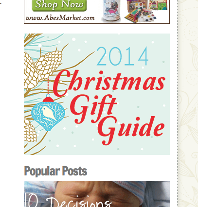 2014 Christmas Gift Guide!