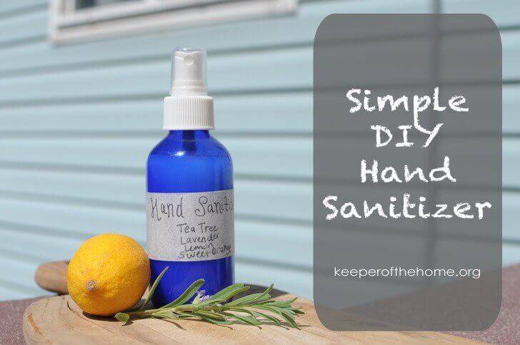 Make your own hand sanitizer! This is SO MUCH BETTER than the store-bought sanitizer – did you know that stuff speeds up the absorption of BPA?? You'll definitely avoid chemicals with this sanitizer!