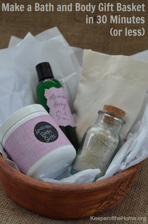 DIY Self-Care Kit Bath Gift Basket - Mom Endeavors