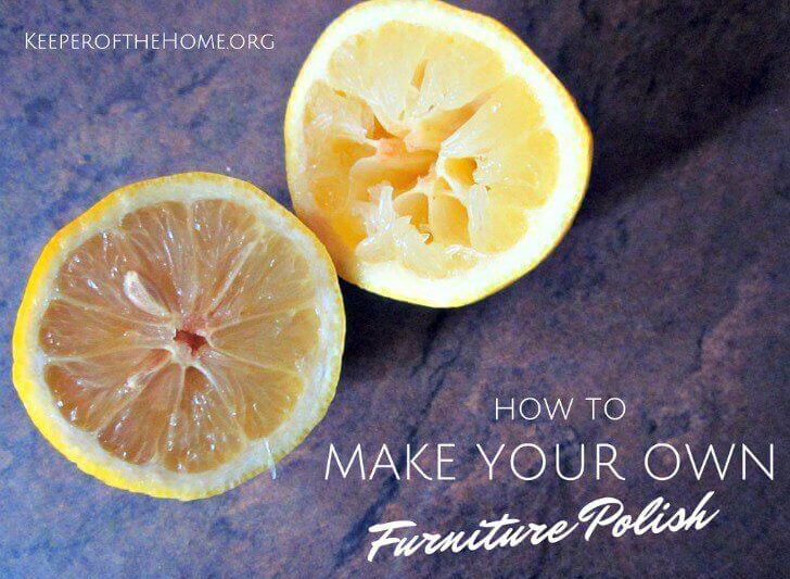 how to make your own furniture polish | keeper of the home