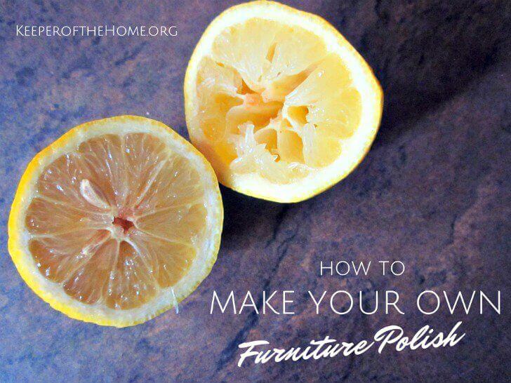 As you start preparing for get-togethers this year, try this DIY furniture polish. It takes just a moment to whip up and is completely natural. Chances are you’ll never be tempted to go back to manufactured sprays!