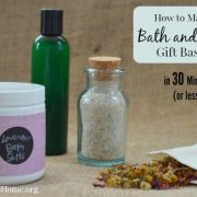 DIY Bath and Body Gift Basket