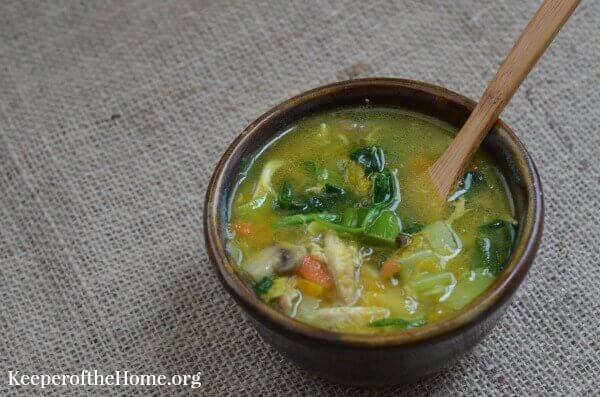 Detoxifying Chicken and Vegetable Soup