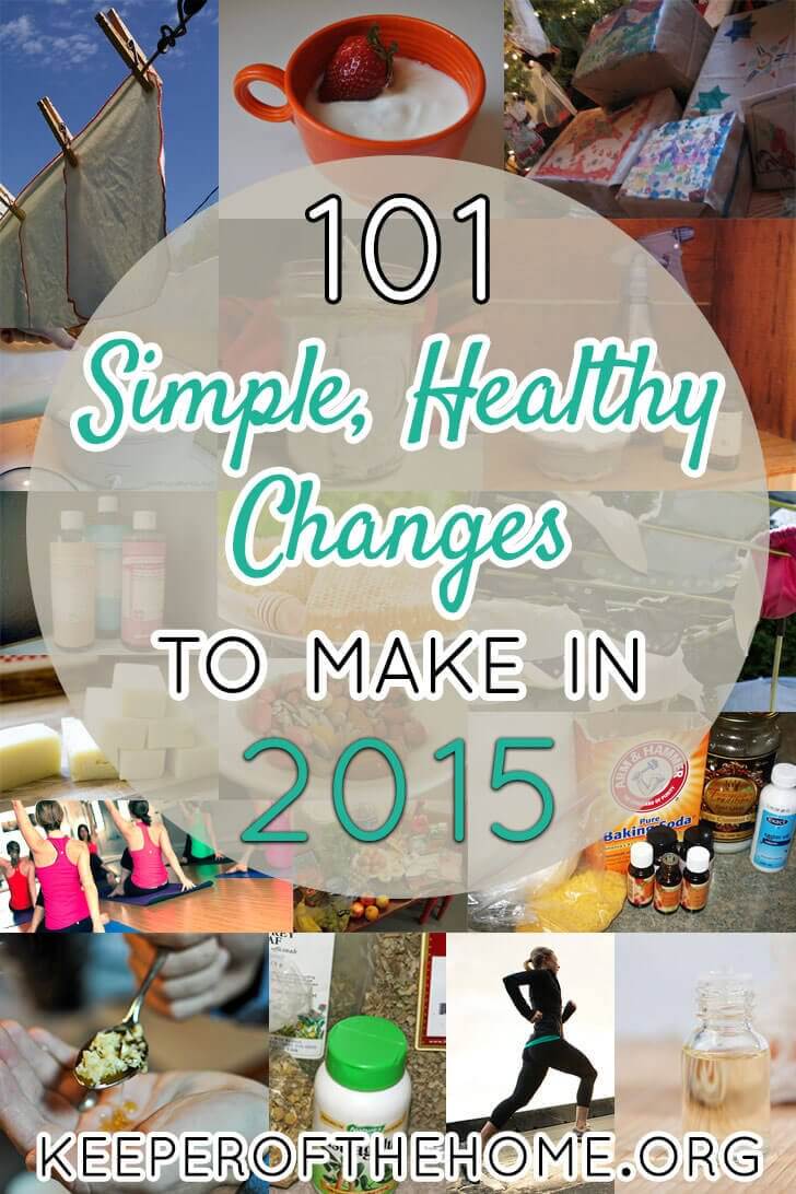 101 Simple, Healthy Changes to Make in 2015