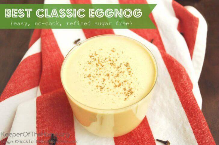 This easy, classic eggnog recipe is thick and rich, with the perfect amount of natural sweetness and warm holiday spice — eggnog fans and skeptics alike will find it irresistible!