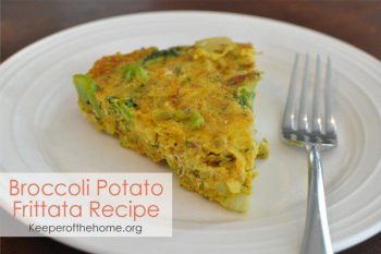 Broccoli and Potato Frittata Recipe