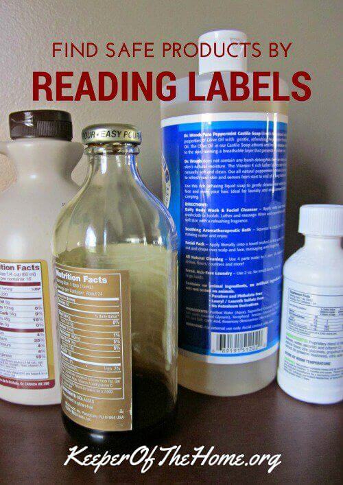 Find Safe Products By Reading Labels