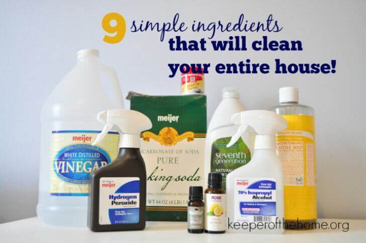 12 Must-Have Ingredients to Clean Your Entire House, Naturally