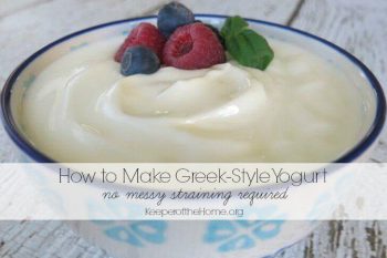 How to Make Greek-Style Yogurt in 5 Easy Steps! {No Straining Required} 6