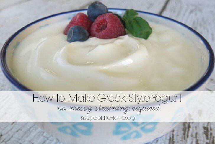 How to Make Greek-Style Yogurt in 5 Easy Steps! {No Straining Required} 6