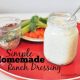 Simple Homemade Ranch Dressing 1