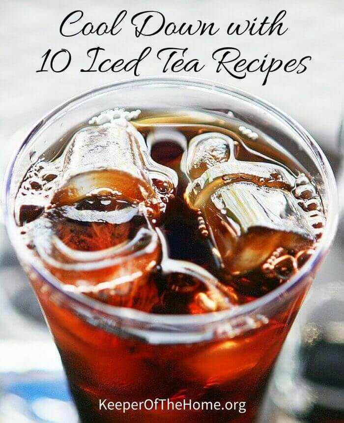 Iced tea is a great way to cool down during summer – but even better, it has properties that benefit your health! Here's 10 great iced tea recipes to inspire you to keep on sipping while staying healthy!
