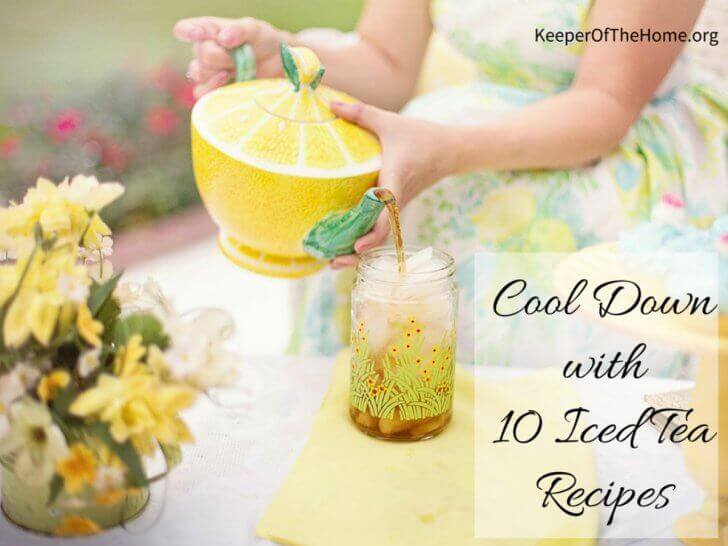 Iced tea is a great way to cool down during summer – but even better, it has properties that benefit your health! Here's 10 great iced tea recipes to inspire you to keep on sipping while staying healthy!
