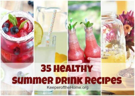 35 Healthy Summer Drink Recipes - Keeper of the Home